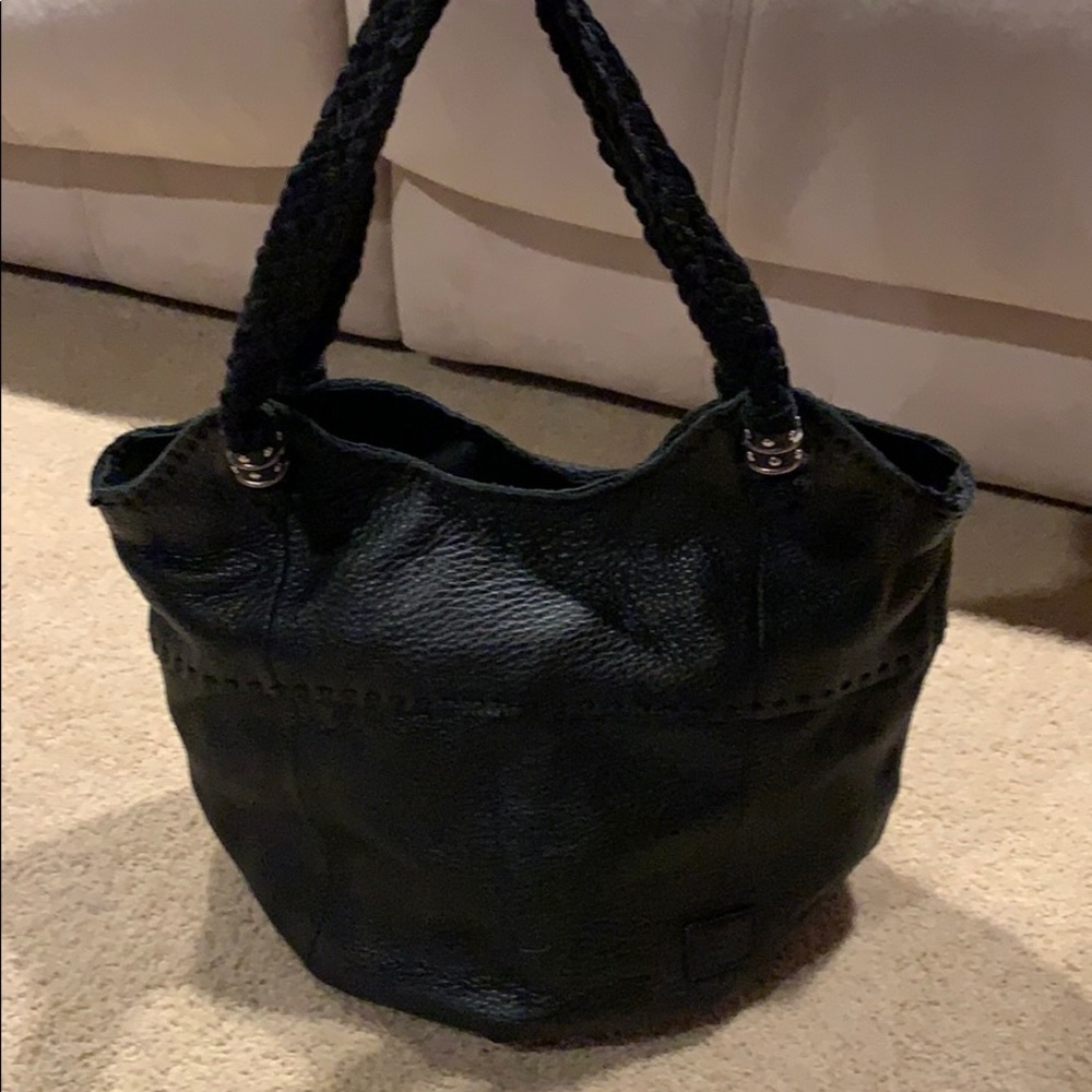 “The Sak” black leather purse -super soft